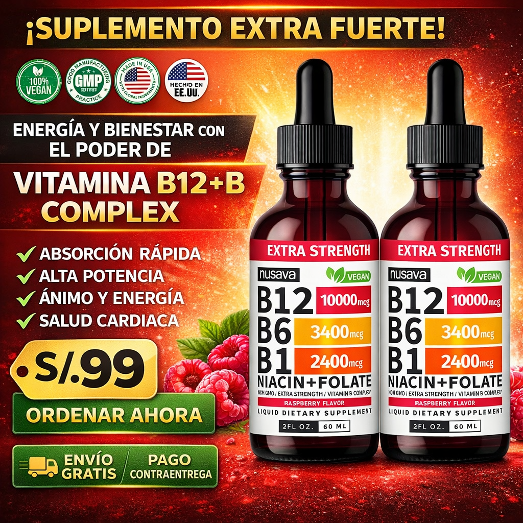 Vitamina B12 I Energía y enfoque para tu día ⚡