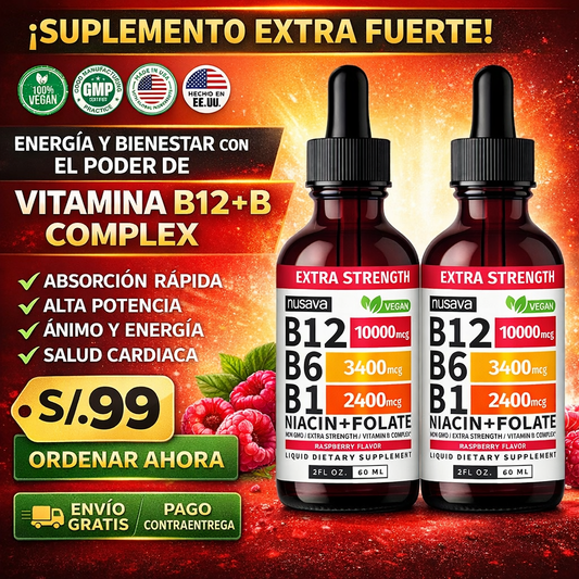 Vitamina B12 I Energía y enfoque para tu día ⚡